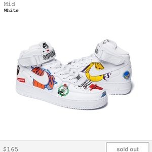 Supreme NBA AF1’s white